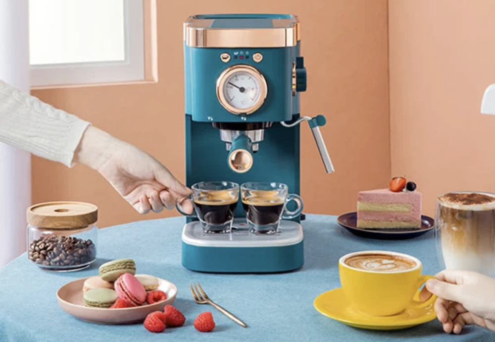 espresso machine with steam wand