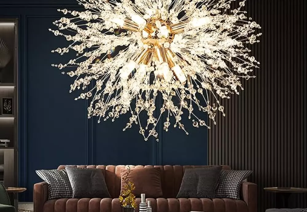 gold globe chandelier