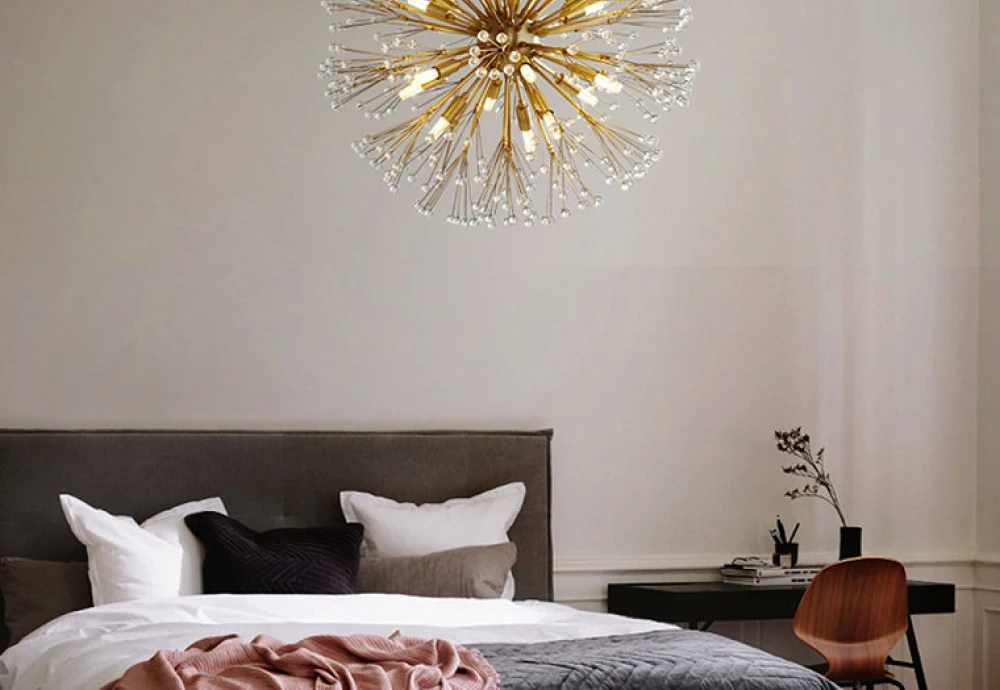 large glass globe chandelier