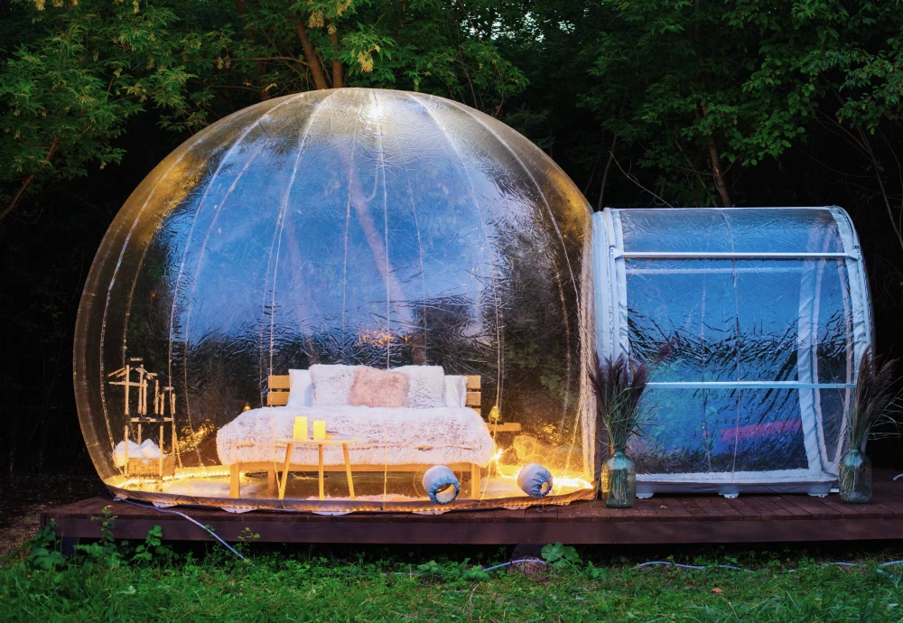 the bubble tent