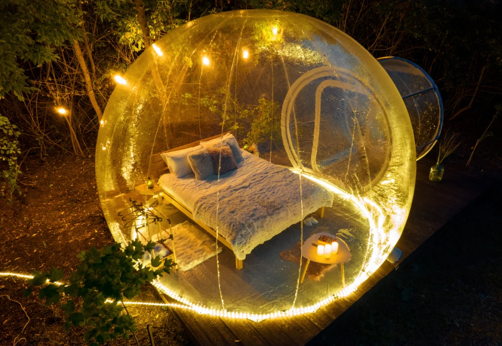 clear tent bubble