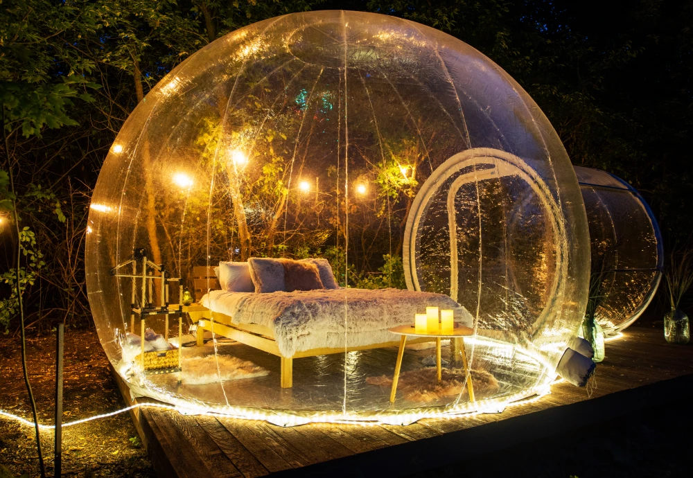 bubble tents glamping