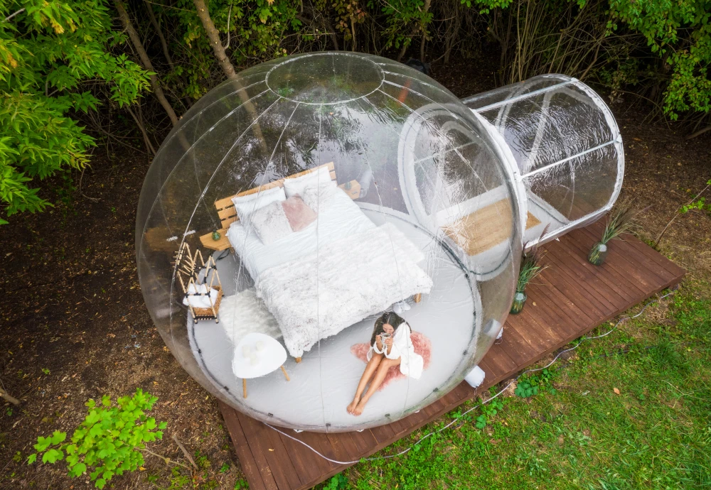 clear tent bubble